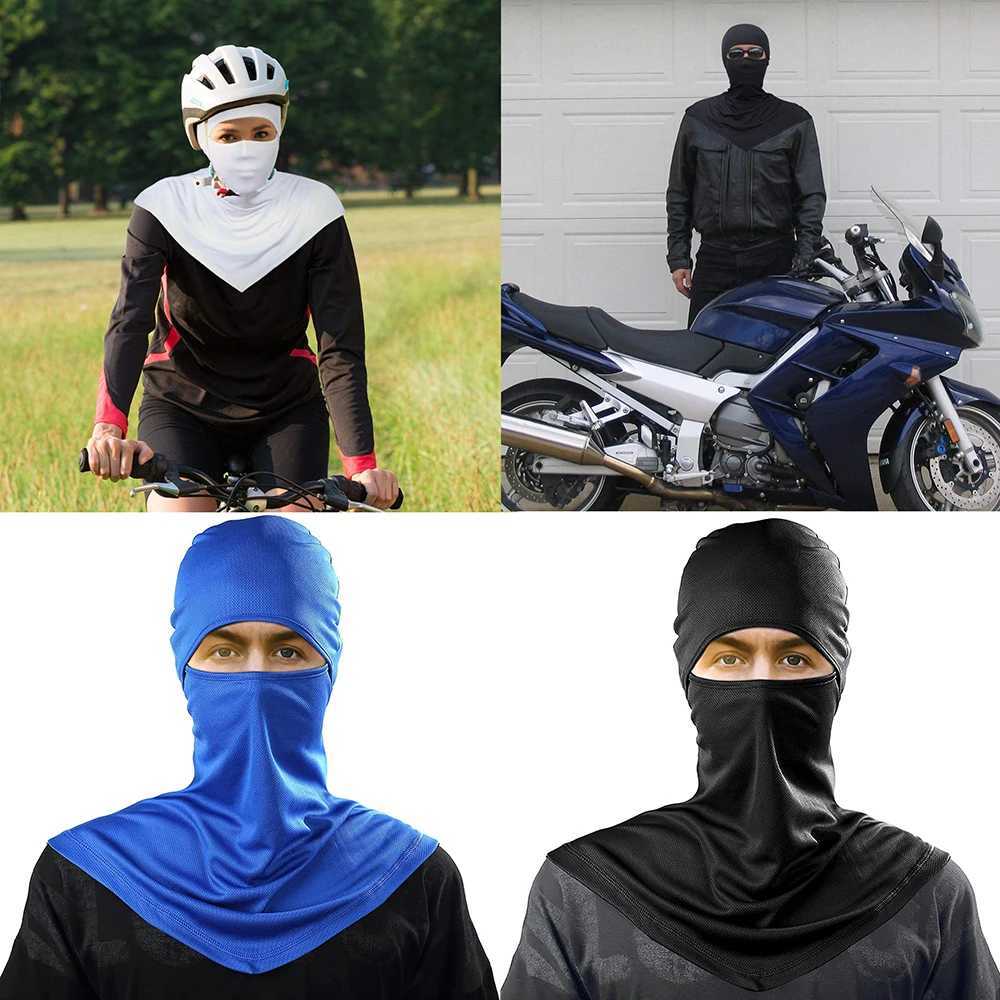 Balaclava Face Mask Summer Balaclava Sunscreen Long Neck Mask Mens Bicycle Fishing Skiing Face Mask Y240923