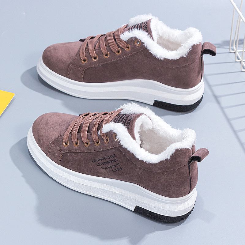 2024 winter new fashion casual warm snow boots cotton shoes women