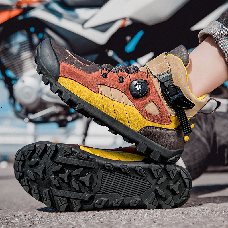 ddmytiger Fashionable and trendy couple plus size outdoor leisure anti-skid motorcycle shoes C ddmythur