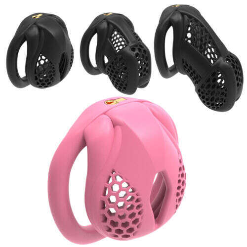 2025 Beehive Pro Breathable Cage for Men Chastity Equipment Mini Lock Type 2 Ring for Men