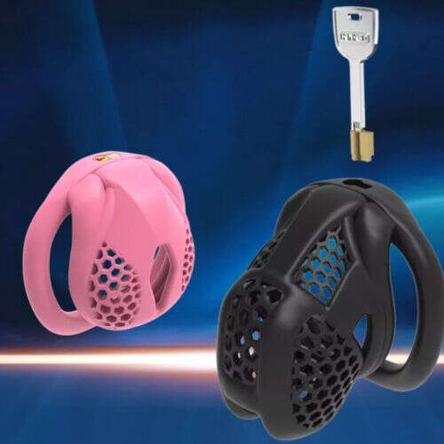 2025 Beehive Pro Breathable Cage for Men Chastity Equipment Mini Lock Type 2 Ring for Men