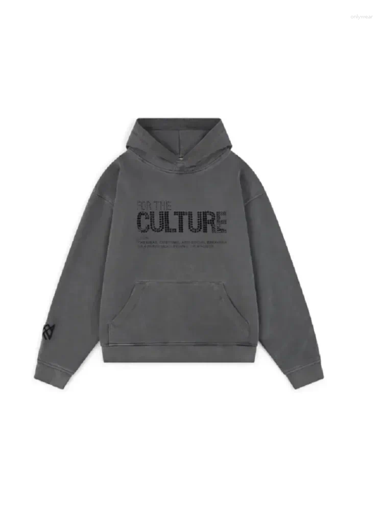Women's Hoodies American Retro Printed Letter Hooded Sweatshirt Street Personality Autumn Men's Accessories