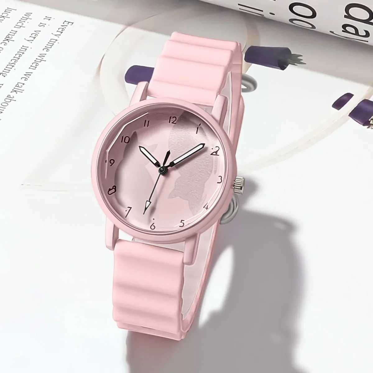 2024 New Women Watch Fashion Silicone Strap Quartz Watch Student Sports Wristwatch Relojes Para Mujer Dropshipping ClockX240923