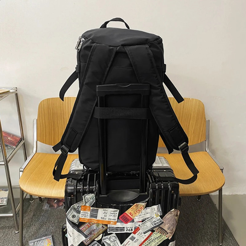 Men Large Travel Shoulder Bag Waterproof Sport Duffle Backpack Outdoor Luggage Pack Trip Bucket Rucksack Function Mochila XA380C 240919