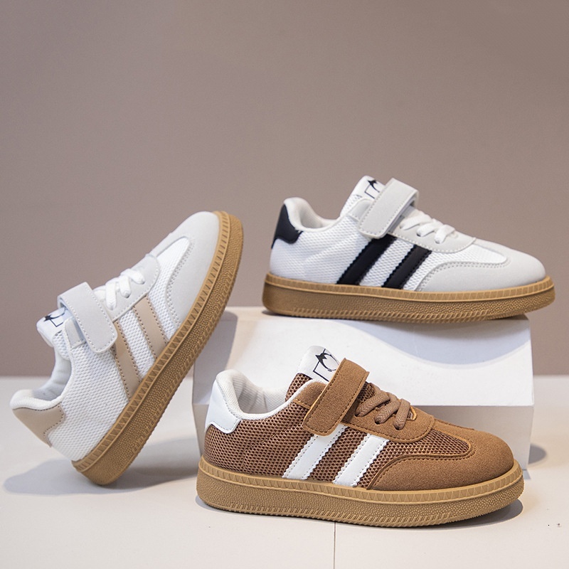 Children's Spring 2024 Boys' Casual Board Boys and Girls' Bread Dopamine Baby Sports Shoes