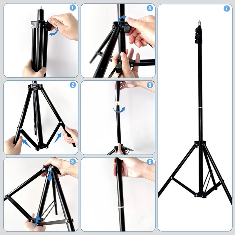 26/33cm LED ring light USB dimmable pography studio fill light remote control with tripod and Tiktok video live light 240909