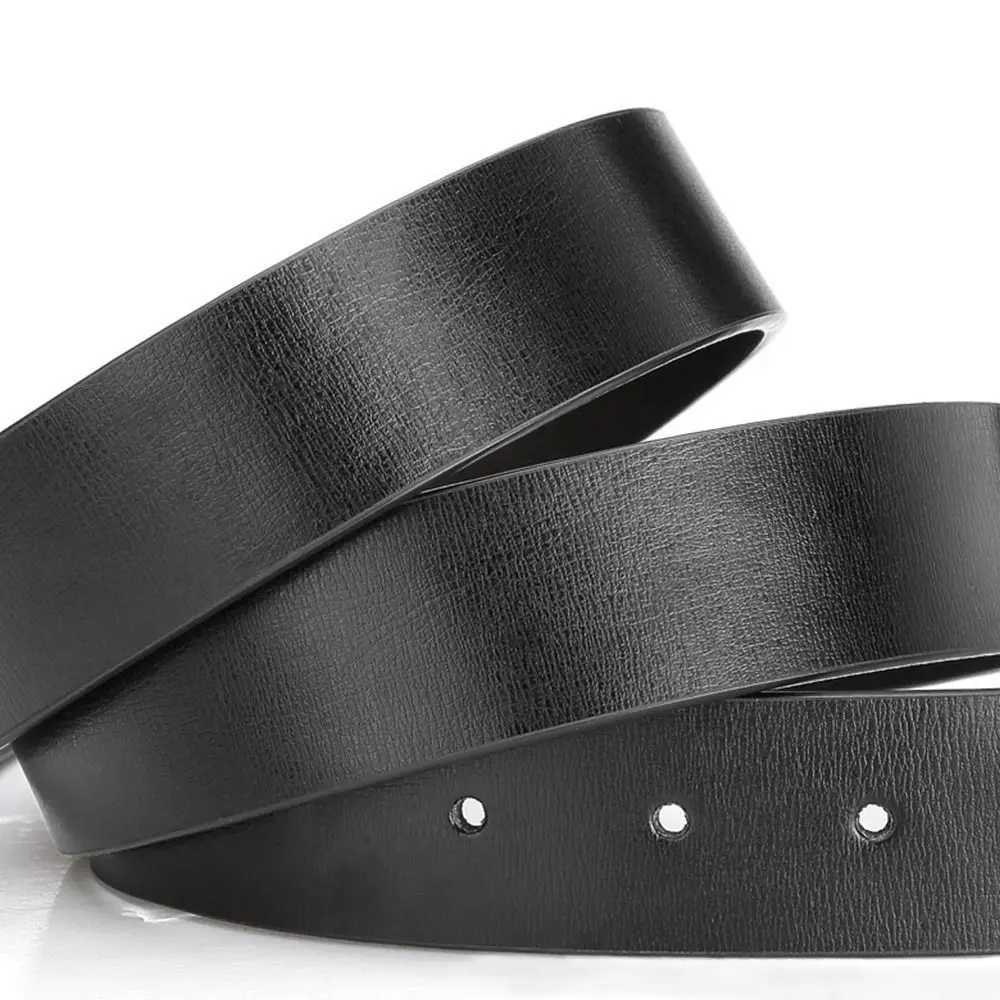 Luxury Brand Designer Replacement Belts for Men Women Male Strap Genuine Leather Waistband No Buckle Belt 3.3cm BeltsX240923