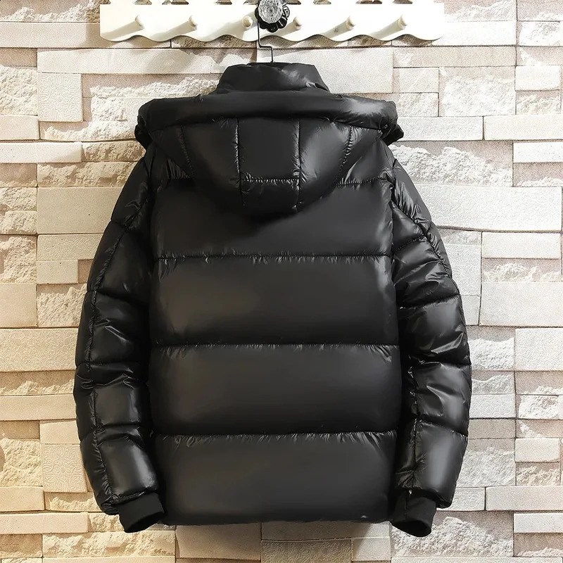 Mens Hooded Casual Padding Jacket Thick Warm Winter Men Clothing Puffer Jackets Cold Coats Parkas Streetwear Warm Clothing 4XL 240921