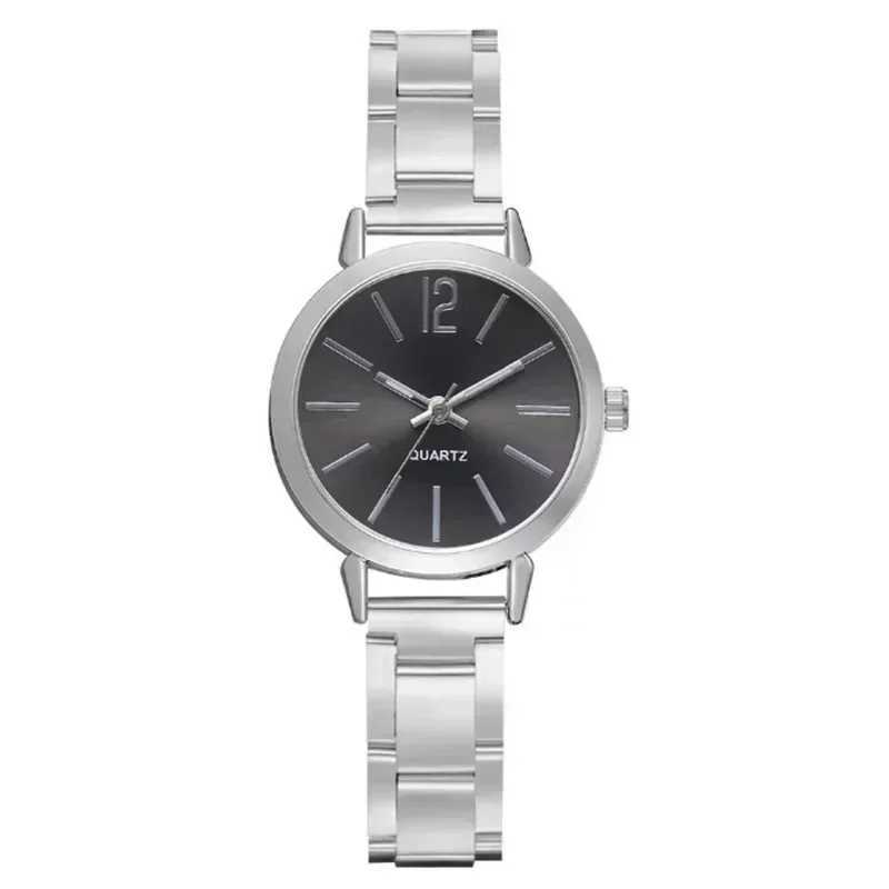 Fashion Gold Bracelet Quartz Wristwatch Luxury Watch for Women Simple Round Dial Stainless Students Ladies Watches Reloj MujerX240923
