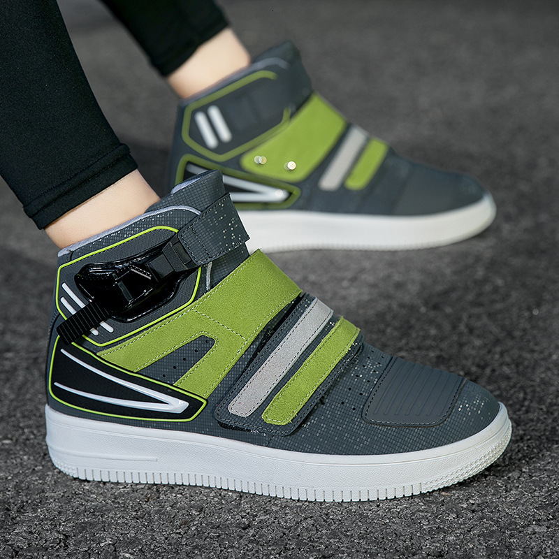 ddmytiger new men's and women's riding with high top, wear-resistant, height increasing, anti slip, couple motorcycle shoes C ddmythur