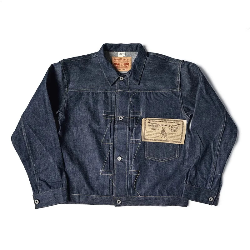 Durable Bronson 44806XX denim jacket war model blue striped shirt S506XX 240921