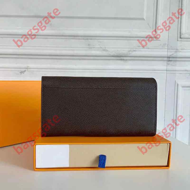 Luxury Designer Wallets Envelope Long Wallet For Women Purse Coin Pocket Fashion Woman Credit Card Holder Multicolor Flower Cover 2291