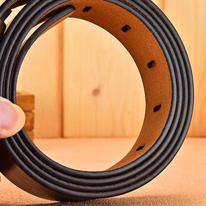 Luxury Belt Mens Belt New Large Plus Size 100-130cm Retro Needle Buckle Mens Belt High QualityX240923