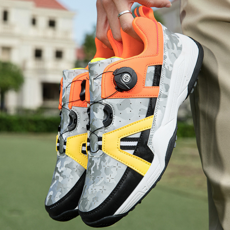 ddmytiger Outdoor plus size golf for couples in autumn winter, men's women's casual shoes, anti slip and wear-resistant travel shoes C