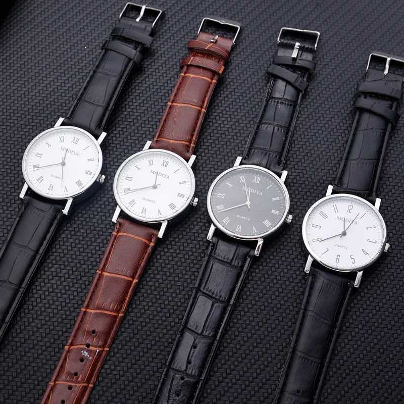Luxury Mens Watches Business Wrist Watch Leather Strap Analog Watches Quartz Wristwatches Clock Men Women Casual Simple WatchX240923