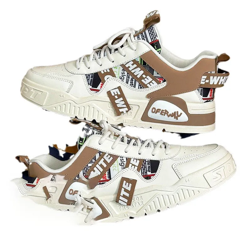 men summer breathable 2024 new trendy brand sports leisure board niche versatile fashion shoes anti slip and wear-resistant