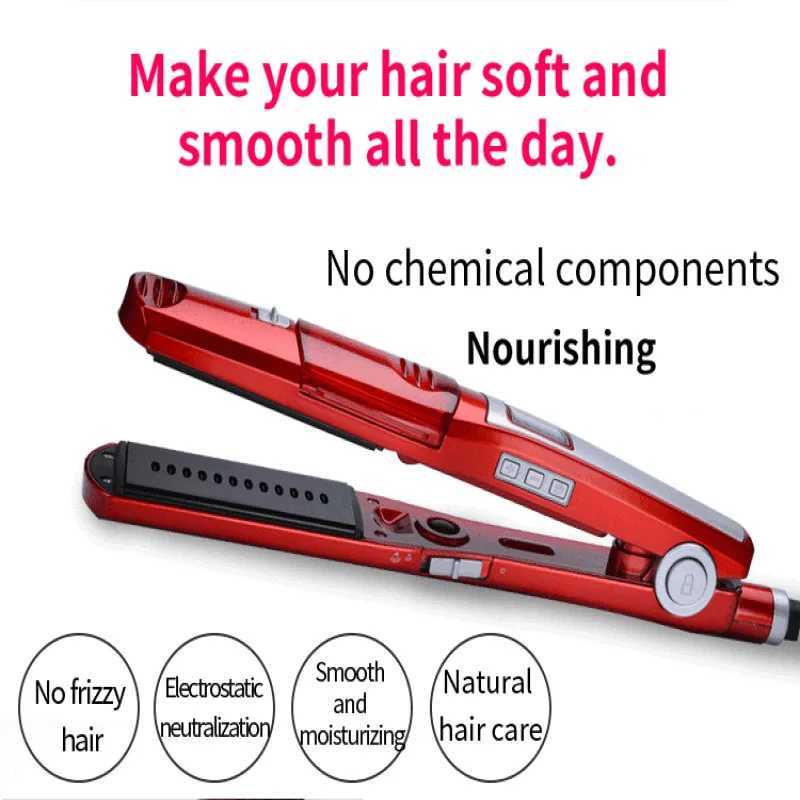 Professional curling and straightening iron easy to use at home CL240923