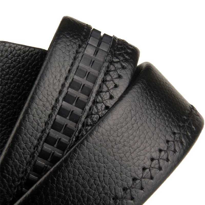 Mens 140cm 130cm 120cm lengthened fatty only automatic buckle belt high-quality high-end Wearable and durable soft waistbandX240923