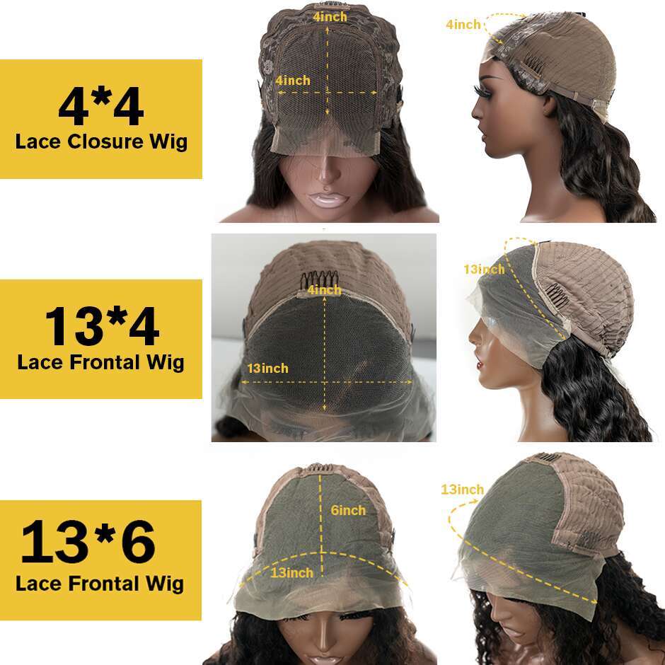 250 Density 13x6 Hd Loose Deep Wave Frontal Wig 30 34Inch Glueless 13x4 Curly Lace Front Human Hair Wigs For Women On Sale