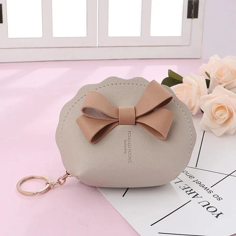 2025 Store Closing Down Clearance Sale Zipper Bow wallet Women Portable Card Holders Coin Purses PU Leather Short Wallets
