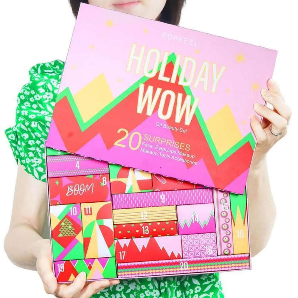 Decoration Calendar Advent Make Set Chritma Countdown Calendar For Girl Women Liptick Eye Shadow Concealer Makeup 230616 S Up Up