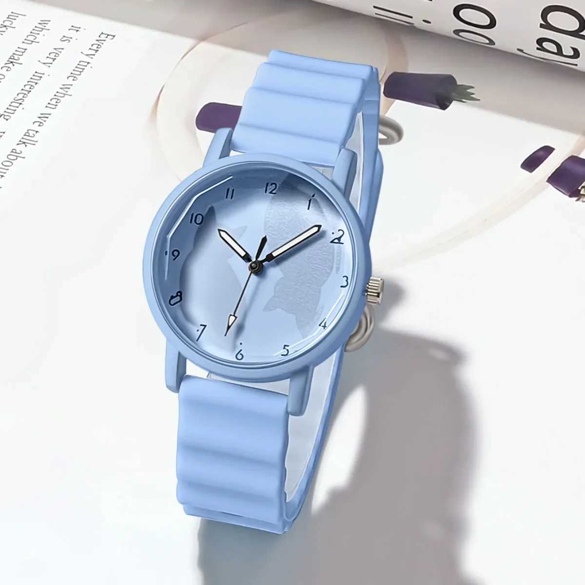 2024 New Women Watch Fashion Silicone Strap Quartz Watch Student Sports Wristwatch Relojes Para Mujer Dropshipping ClockX240923