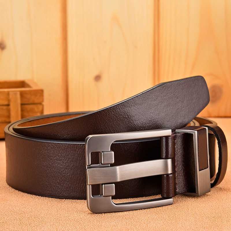 Luxury Belt Mens Belt New Large Plus Size 100-130cm Retro Needle Buckle Mens Belt High QualityX240923