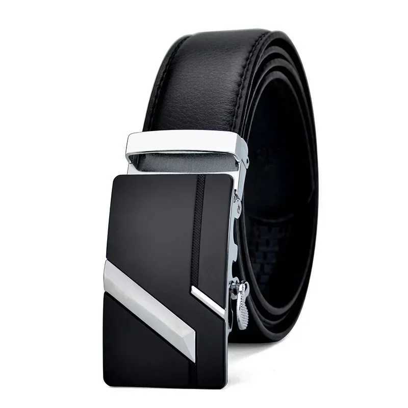 Men High Quality PU Leather Belt for Men Strap Metal Automatic Buckle LONG Plus Large Size 130 140 150 160 170 cm BeltX240923