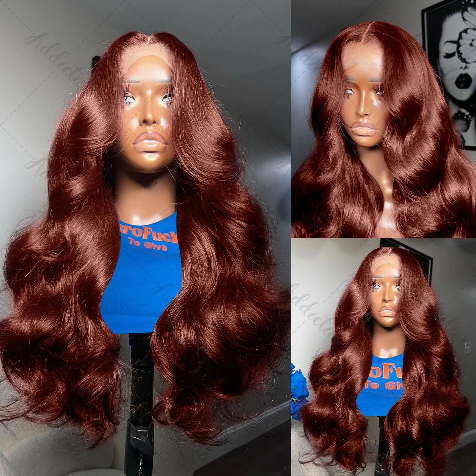 Free shipping Peruvian HAIR Deep Green Front Human Body Wave 13x4 Lace Frontal Wigs synthetic Pre Plucked with Baby Hair for Women St patrick day
