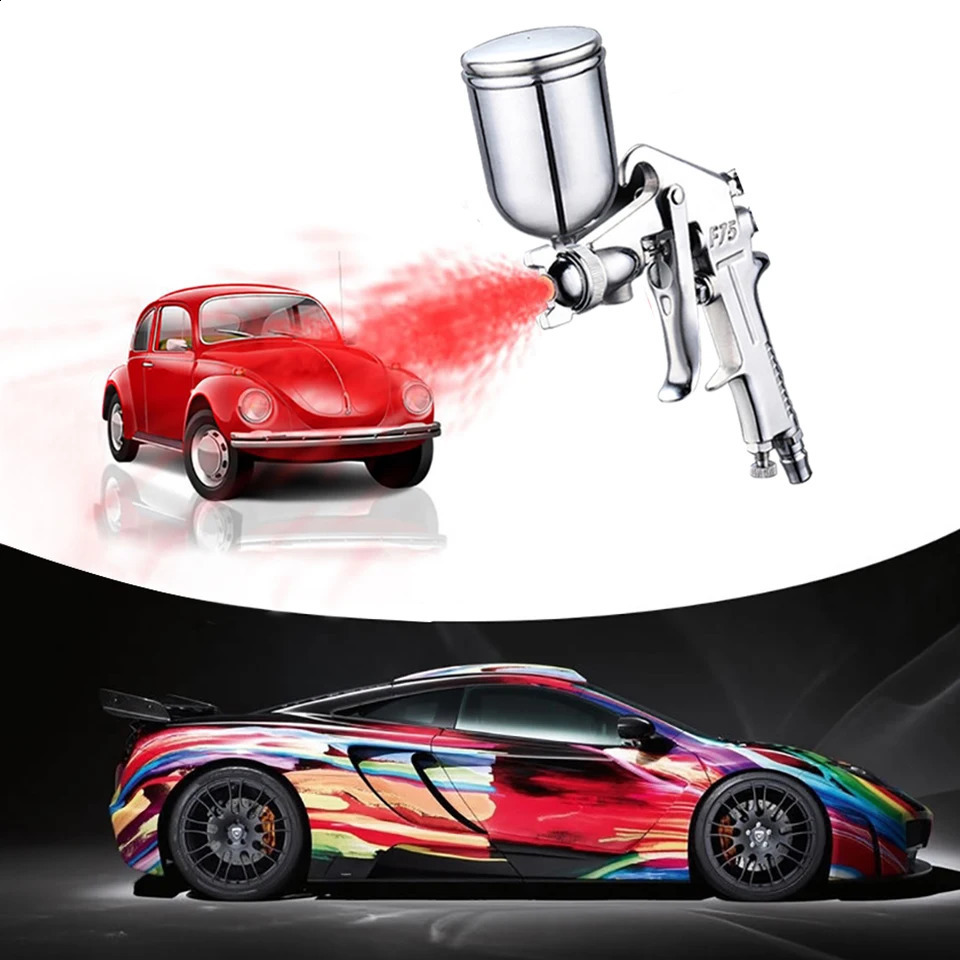 Spray gun 400ML pneumatic spray gun spray professional alloy spray atomizer tool with hopper used for manufacturers spray paint car 240919