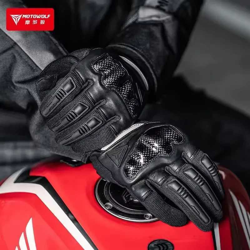 MOTOWOLF full finger motorcycle racing gloves four season off-road motorcycle cycling gloves W240923