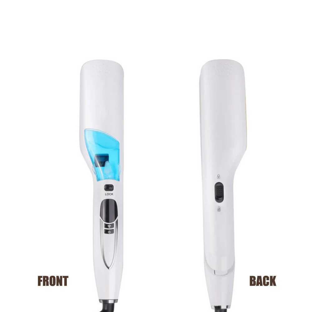 Steam straightening brush Steam professional straightening brush Moisturizing care straightening iron CL240923