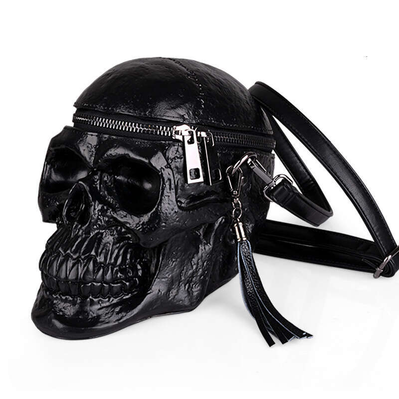 Originality Women Bag Funny Skeleton Head Red Handbad Single Designer Satchel Package Skull Bags 2021 New Fashion Halloween 0d95 4