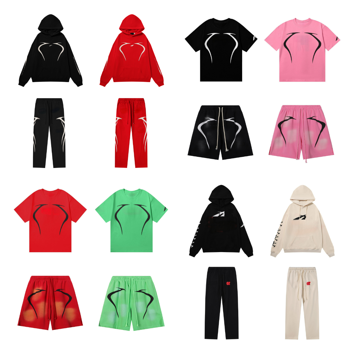 designer t shirt set mens hoodie set designer men jogger pant Designers Clothing Loose Tees Tops Man Casual Street Shirt Sweatshirt Short Sleeve Tshirts
