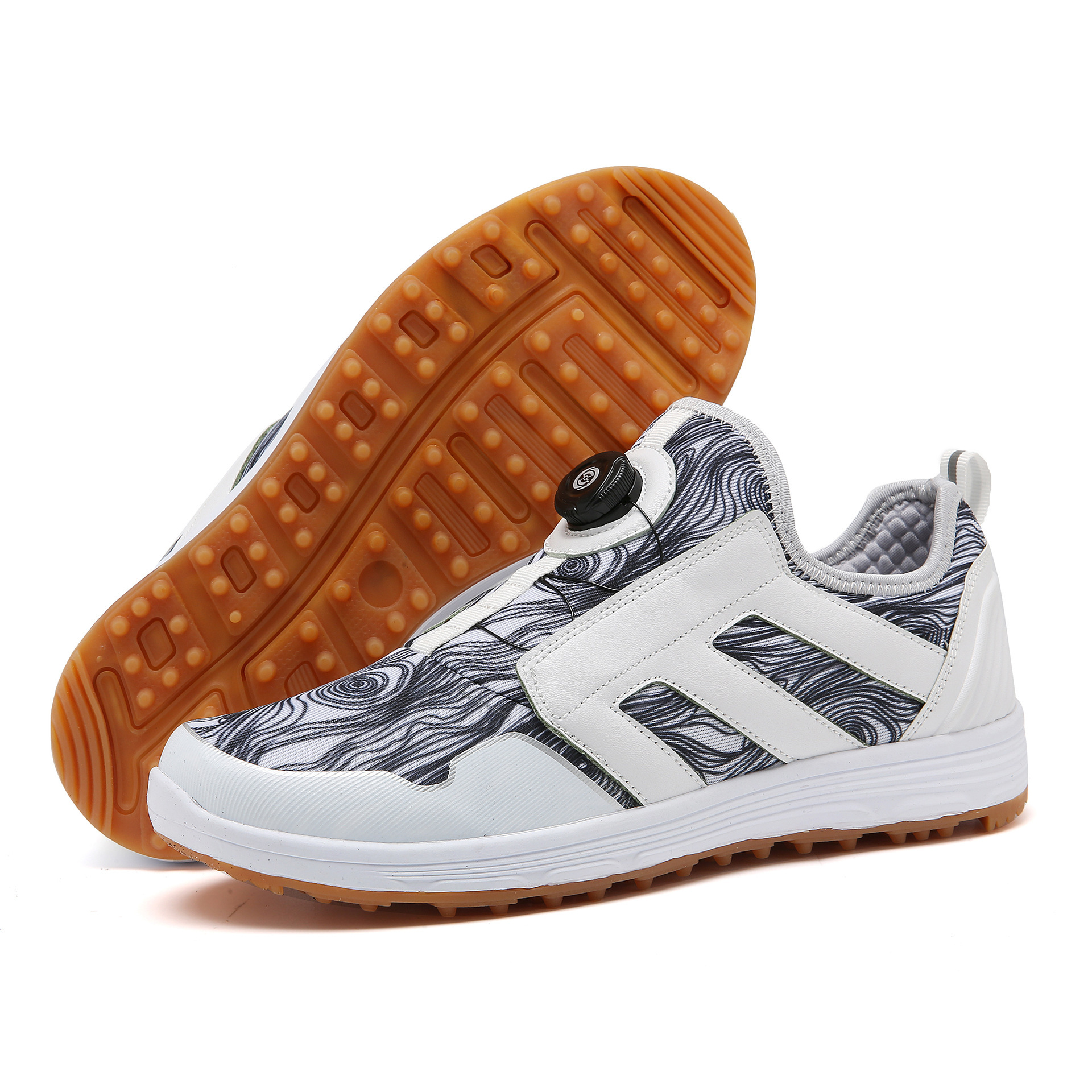 ddmytiger Xiyin Men's and Women's Breathable Golf with Cow Muscle Sole Couple Fashion Anti slip Broken Nail Sports Shoes C ddmythur
