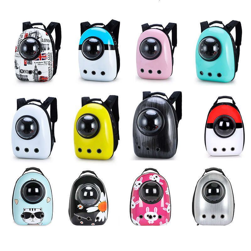 Portable astronaut spacecraft, small cat and dog carrying backpack, pet supplies