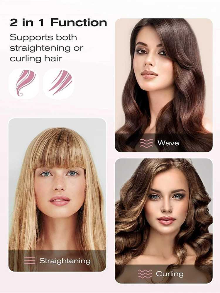 2024 KIPOZI Small Flat Iron for Short Hair Travel Size Ceramic Straightener Lightweight Portable Small Straightener CL240923