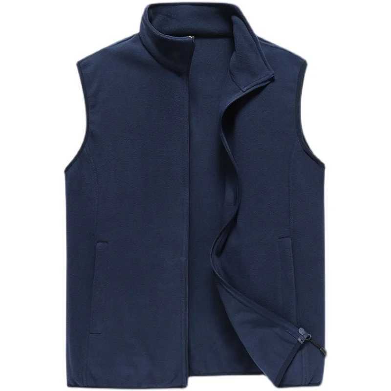 2024 Winter New Mens Warm Wool Vest Jacket Hooded Sleeveless Vest Autumn Fashion Casual Vest Jacket Mens 9807 W240923