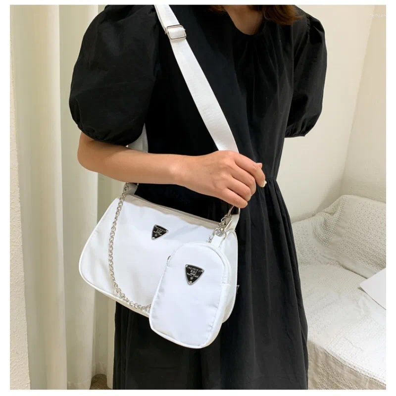 Shoulder Bags 2024 Simple Underarm Solid Color Casual Crossbody Women's Bag Mother And Child Handbags