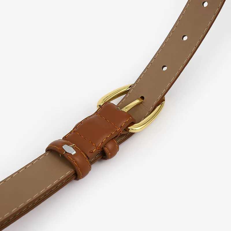 Korean Version of Women Fashion Belt Female Double-sided PU Leather Needle Buckle Simple Versatile Jeans Women Waistband BeltsX240923