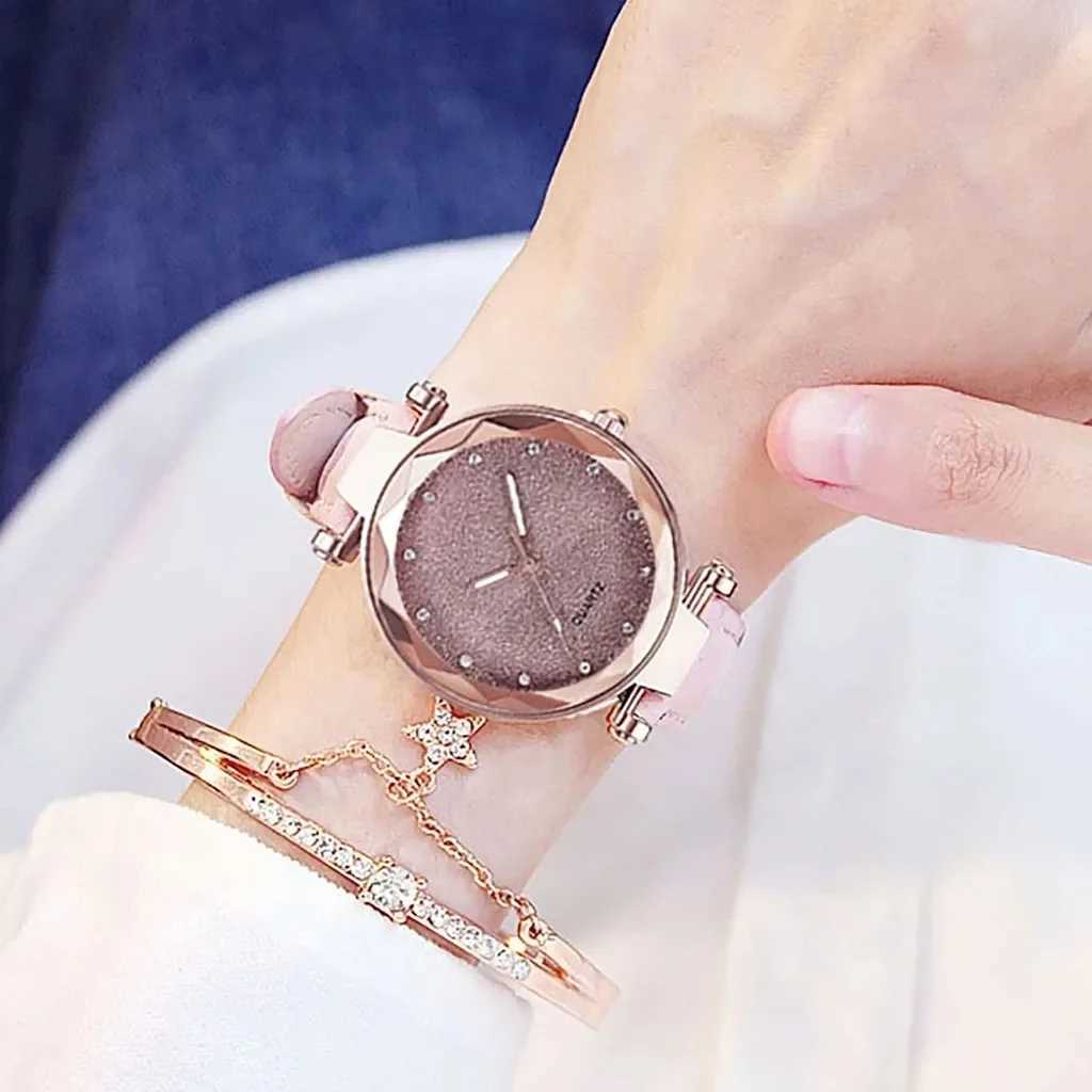 Women Watches Luxury Fashion Ladies Watch Leather Band Watch Women Female Quartz Wristwatches Montre FemmeX240923