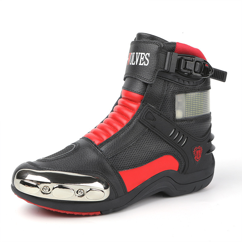 ddmytiger Hot selling top layer cowhide waterproof anti fall motorcycle riding shoes, wear-resistant and travel equipment shoes C ddmythur