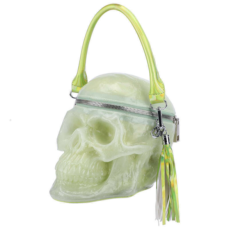 Originality Women Bag Funny Skeleton Head Red Handbad Single Designer Satchel Package Skull Bags 2021 New Fashion Halloween 0d95 4