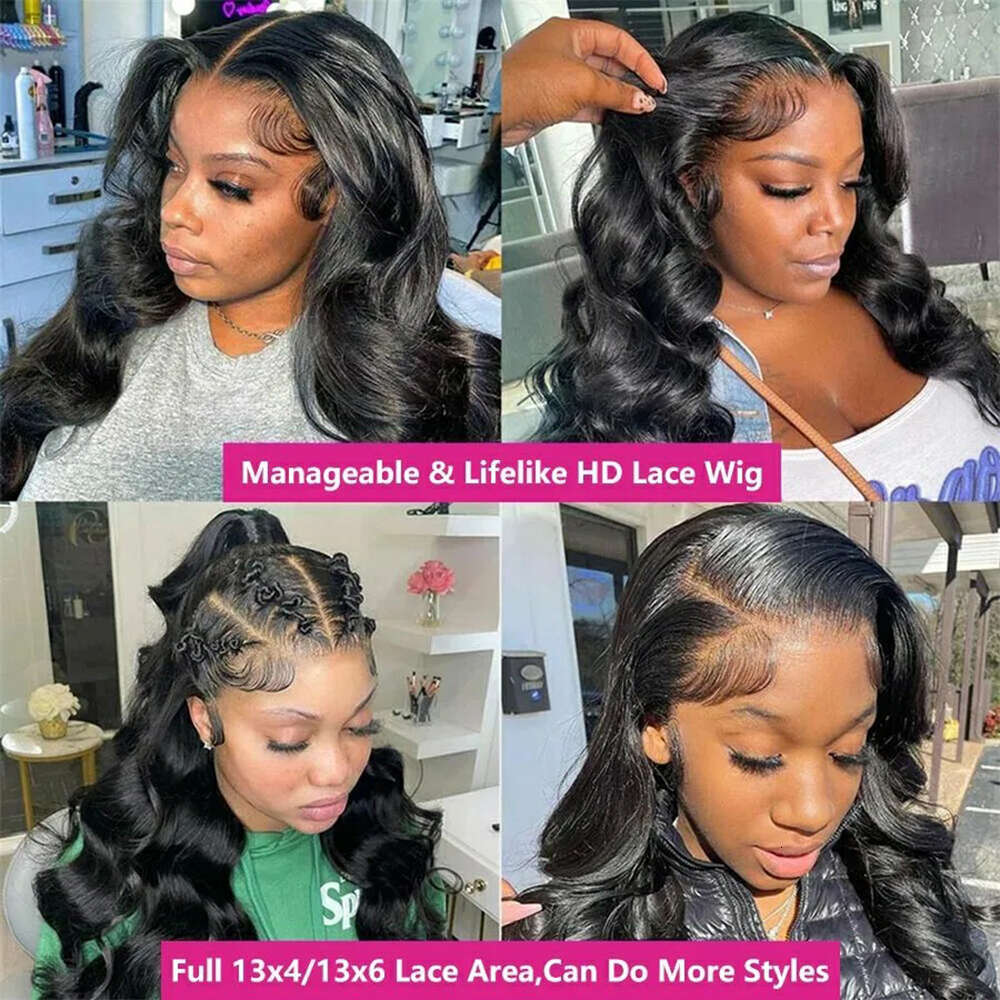 13x4 Hd Frontal 13x6 Human Wigs For Black Women 30 32 Inch Body Wave Lace Front Brazilian Hair Wig