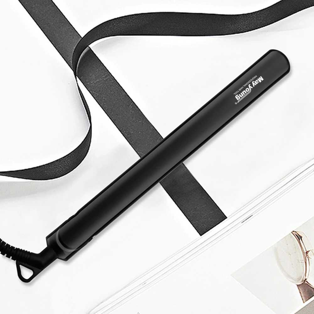 Professional ultra-thin body ultra long titanium plate digital straightener fat iron CL240923