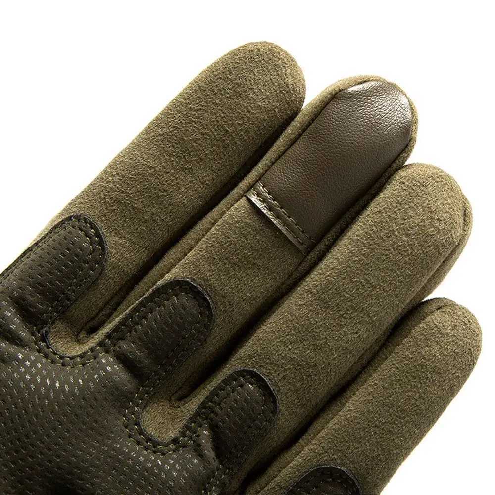 Luva Moto Mens Motorcycle Gloves Touch Screen Motocross Riding Gloves Protective Equipment Full Finger Gloves Moto Black W240923