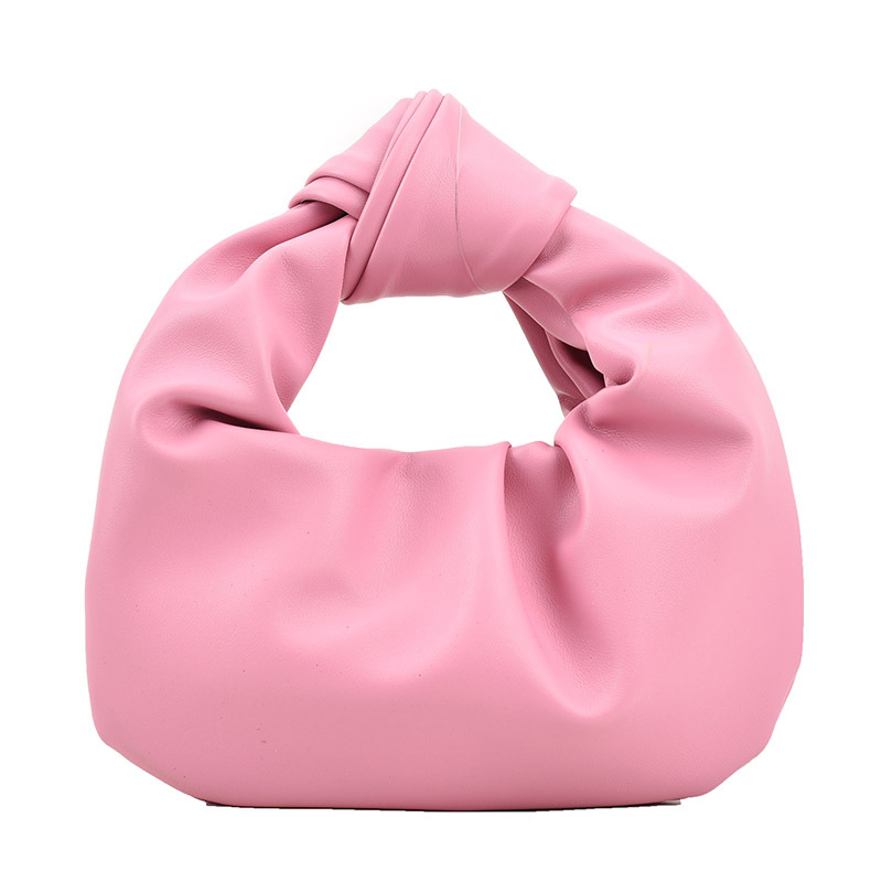 Fashion Designer Unique design 3 niche pleated knotted handbag Female 2024 popular versatile cloud bag super goal