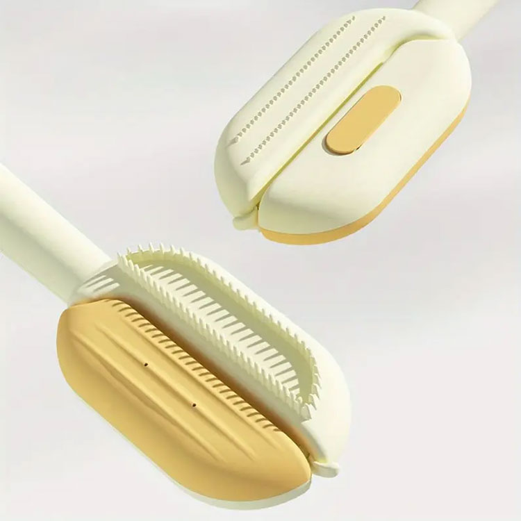 De-Shedding and Detangling Pet Comb with Massage Function for Cats and Dogs