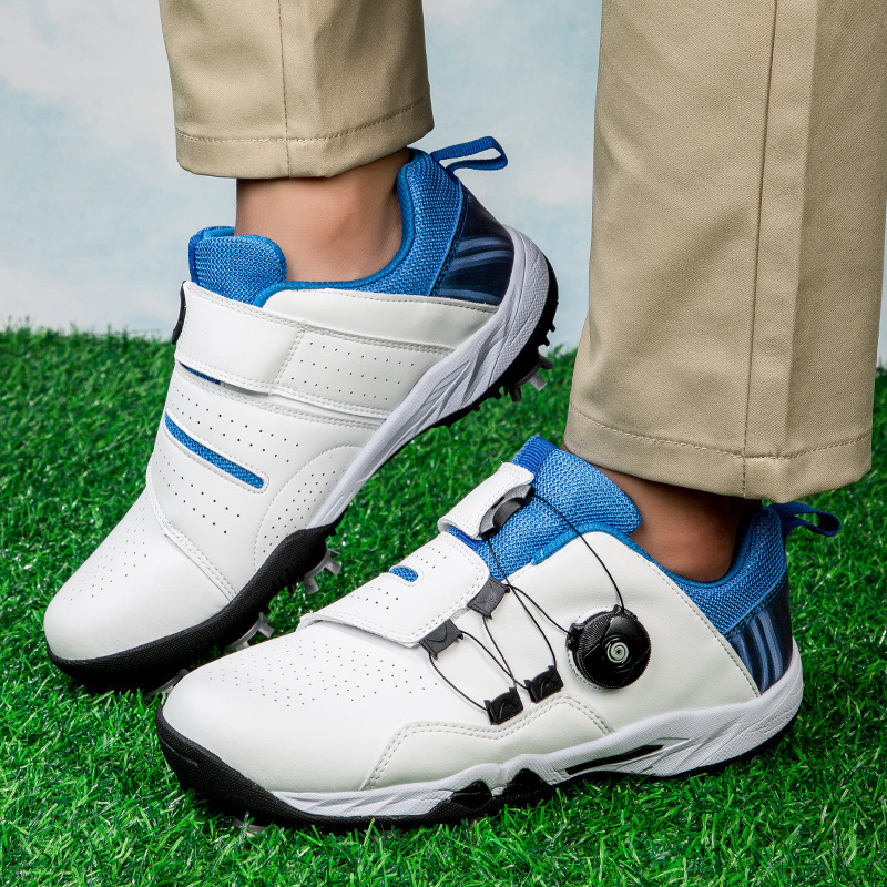ddmytiger Hot selling 2024 spring new rotating button golf for couples, non slip and detachable professional sole shoes C ddmythur