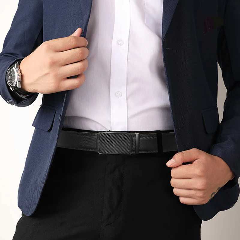 Mens Genuine Leather Cowhide Belt For Dress PantsX240923